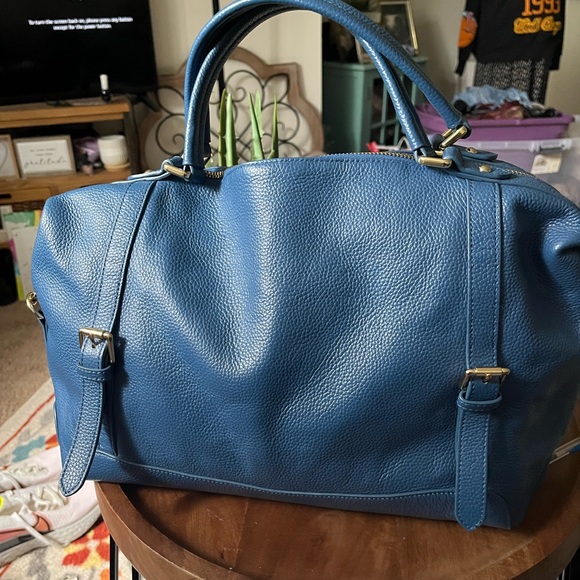 Ora Delphine Royal Blue Shoulder Bag - Picture 1 of 4